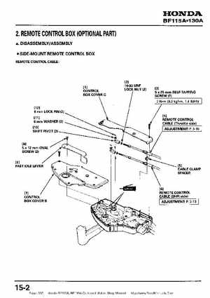 Honda BF115A, BF130A Outboard Motors Shop Manual., Page 337