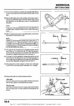 Honda BF115A, BF130A Outboard Motors Shop Manual., Page 347