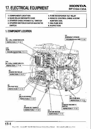 Honda BF115A, BF130A Outboard Motors Shop Manual., Page 350