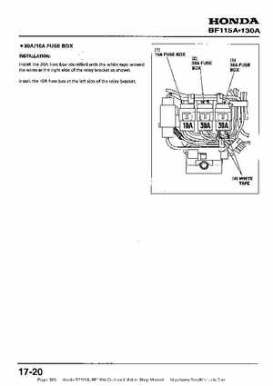 Honda BF115A, BF130A Outboard Motors Shop Manual., Page 369