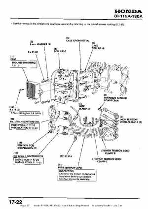 Honda BF115A, BF130A Outboard Motors Shop Manual., Page 371