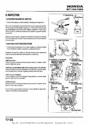 Honda BF115A, BF130A Outboard Motors Shop Manual., Page 374