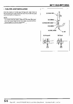 Honda BF115A, BF130A Outboard Motors Shop Manual., Page 425
