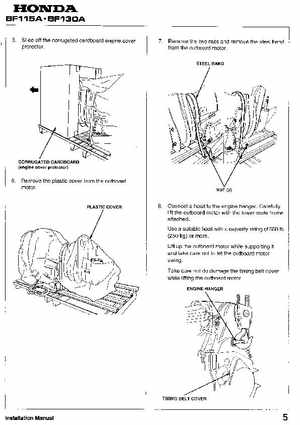 Honda BF115A, BF130A Outboard Motors Shop Manual., Page 436