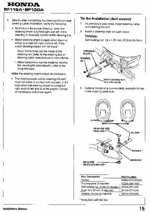 Honda BF115A, BF130A Outboard Motors Shop Manual., Page 446