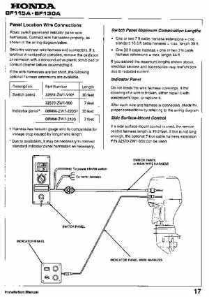 Honda BF115A, BF130A Outboard Motors Shop Manual., Page 448