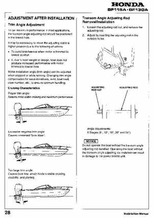 Honda BF115A, BF130A Outboard Motors Shop Manual., Page 459