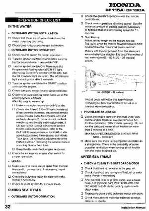 Honda BF115A, BF130A Outboard Motors Shop Manual., Page 463
