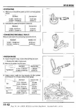 Honda BF15D BF20D Outboard Motors Shop Manual., Page 194