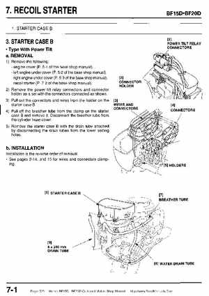 Honda BF15D BF20D Outboard Motors Shop Manual., Page 329