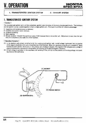 Honda BF20 BF2A Outboard Motors Manual, Page 51