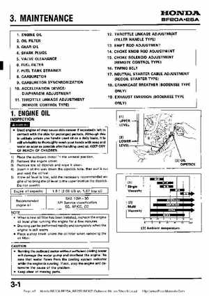 Honda BF20A-BF25A, BF25D-BF30D Outboard Motors Shop Manual., Page 45