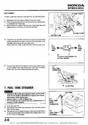 Honda BF20A-BF25A, BF25D-BF30D Outboard Motors Shop Manual., Page 50