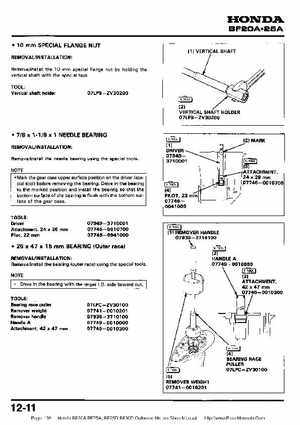 Honda BF20A-BF25A, BF25D-BF30D Outboard Motors Shop Manual., Page 139