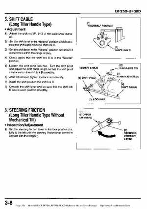 Honda BF20A-BF25A, BF25D-BF30D Outboard Motors Shop Manual., Page 274
