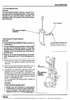 Honda BF20A-BF25A, BF25D-BF30D Outboard Motors Shop Manual., Page 304