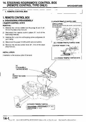 Honda BF20A-BF25A, BF25D-BF30D Outboard Motors Shop Manual., Page 312
