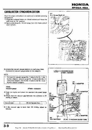 Honda BF35A-BF45A Outboard Motors Shop Manual., Page 54