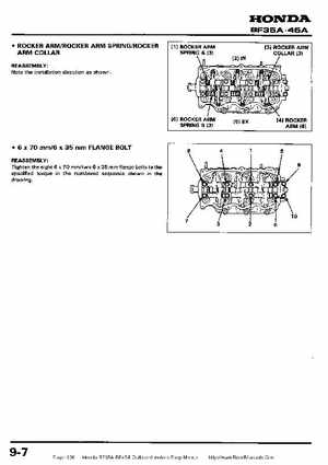 Honda BF35A-BF45A Outboard Motors Shop Manual., Page 106