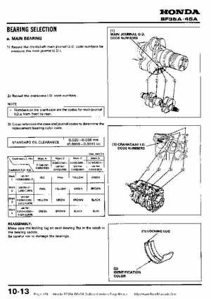 Honda BF35A-BF45A Outboard Motors Shop Manual., Page 128