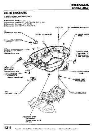 Honda BF35A-BF45A Outboard Motors Shop Manual., Page 159