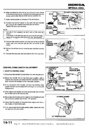 Honda BF35A-BF45A Outboard Motors Shop Manual., Page 181
