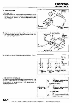 Honda BF35A-BF45A Outboard Motors Shop Manual., Page 193