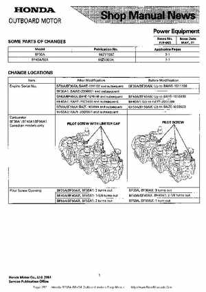 Honda BF35A-BF45A Outboard Motors Shop Manual., Page 257