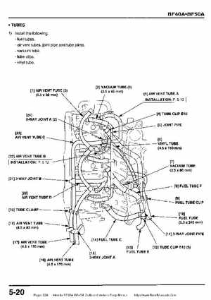 Honda BF35A-BF45A Outboard Motors Shop Manual., Page 338