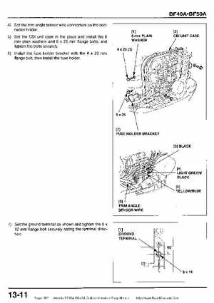 Honda BF35A-BF45A Outboard Motors Shop Manual., Page 357