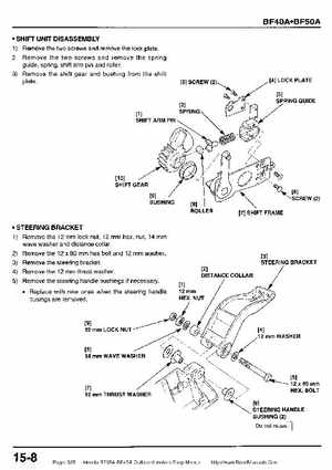 Honda BF35A-BF45A Outboard Motors Shop Manual., Page 365
