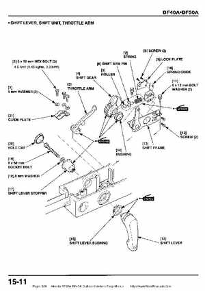 Honda BF35A-BF45A Outboard Motors Shop Manual., Page 368