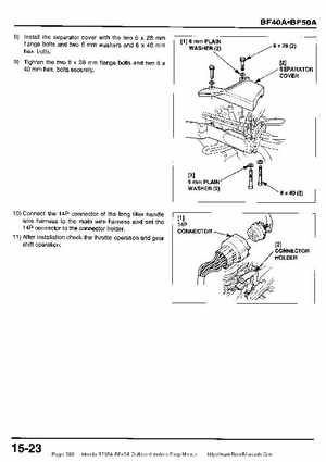 Honda BF35A-BF45A Outboard Motors Shop Manual., Page 380