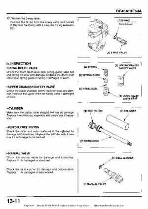 Honda BF35A-BF45A Outboard Motors Shop Manual., Page 410