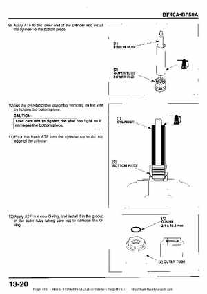 Honda BF35A-BF45A Outboard Motors Shop Manual., Page 419