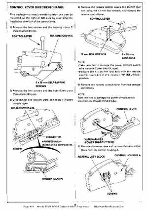 Honda BF35A-BF45A Outboard Motors Shop Manual., Page 449