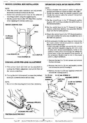 Honda BF35A-BF45A Outboard Motors Shop Manual., Page 457