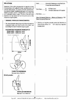 Honda BF35A-BF45A Outboard Motors Shop Manual., Page 467