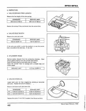 Honda BF50 (5HP), BF5A Outboard Motors Shop Manual 2014, Page 44