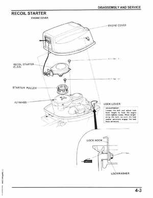 Honda BF75, BF100, BF8A Outboard Motors Shop Manual, Page 36