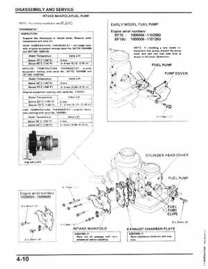 Honda BF75, BF100, BF8A Outboard Motors Shop Manual, Page 43