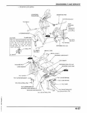 Honda BF75, BF100, BF8A Outboard Motors Shop Manual, Page 90