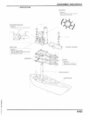 Honda BF75, BF100, BF8A Outboard Motors Shop Manual, Page 96