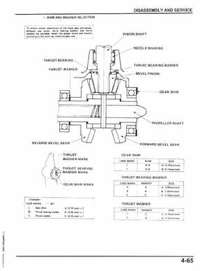 Honda BF75, BF100, BF8A Outboard Motors Shop Manual, Page 98