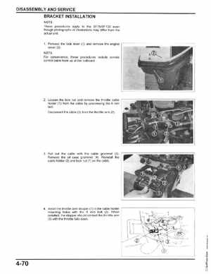 Honda BF75, BF100, BF8A Outboard Motors Shop Manual, Page 103