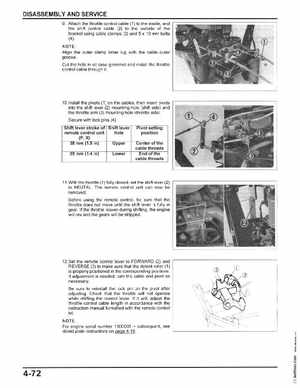 Honda BF75, BF100, BF8A Outboard Motors Shop Manual, Page 105