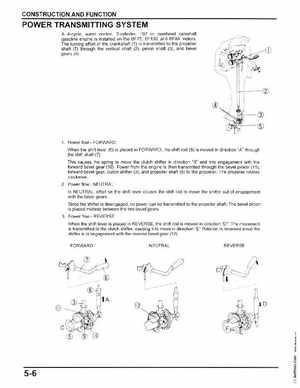 Honda BF75, BF100, BF8A Outboard Motors Shop Manual, Page 112