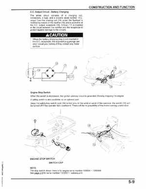 Honda BF75, BF100, BF8A Outboard Motors Shop Manual, Page 115