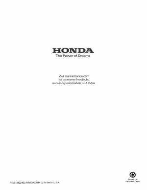 Honda BF75, BF100, BF8A Outboard Motors Shop Manual, Page 119
