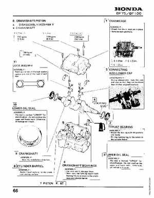 Honda BF75 BF100 Outboards Service Manual, Page 66